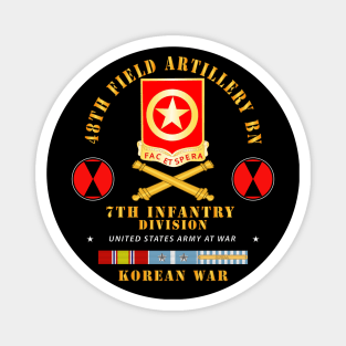 48th Field Artillery Bn- 7th Inf Div -  KOREA UN SVC Magnet